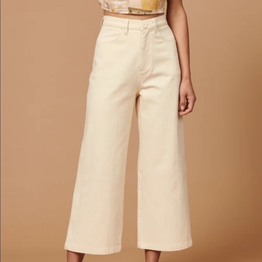 Whimsy + Row Flora Pant in Natural